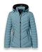 District Kaprun Faux Down Jacket with Detachable Hood – Black Contrast Zippers